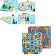 1pc Board Maze Magnetic Kit Jeu avec 2 Track Pen Perle Double Face Avion échecs Labyrinthe magnétique Puzzle Jouet Enfants Jou-3