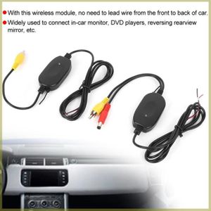 Kit émetteur/récepteur Vidéo Sans Fil 2,4 GHz Pour Voiture – Conversion Caméra De Recul Filaire En Sans Fil – Portée 100m