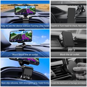 Support Téléphone Voiture Pour Peugeot Bipper 2008-2025 - Fixation Rapide, Rotation 360°, Une Main