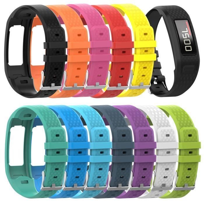 Bleu rock Bracelet de rechange en silicone pour Garmin VivoFit 2/1 Fitness  Activity Tracker-S - Cdiscount Sport