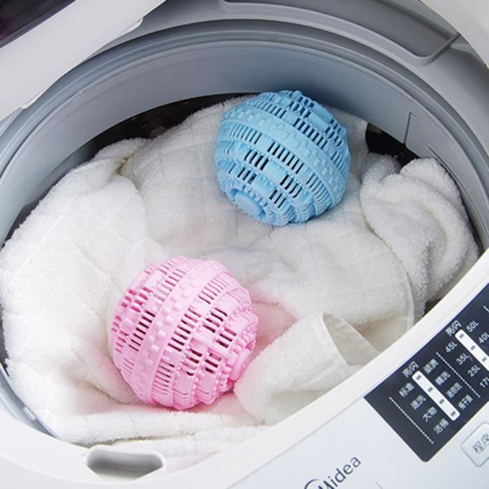 Balle de lavage Balle de lavage pour machine à laver Boule de blanchisserie  Boules de séchoir en plastique Balle de séchoir réutilisable Balle,  couleurs aléatoires 6cm 12 pièces : : Epicerie