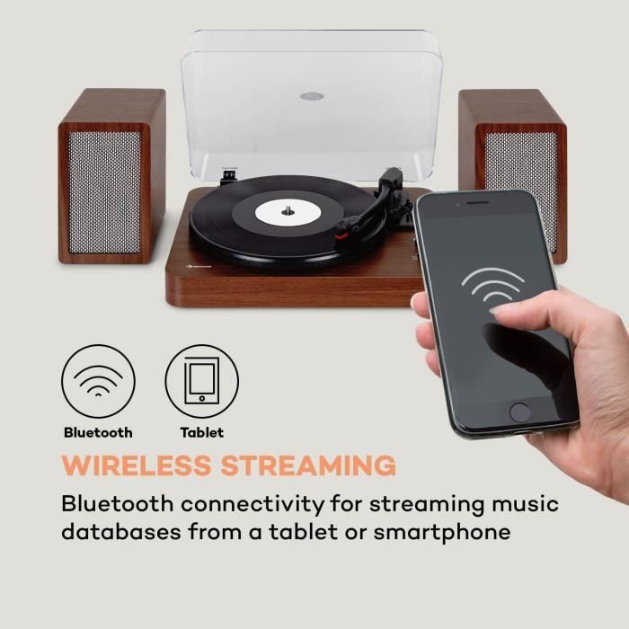 TT-Play SE Platine Vinyle Bluetooth avec Enceinte - Platine Vinyle