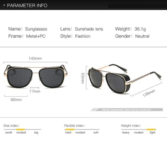 Lunette matsuda iron man new arrivals