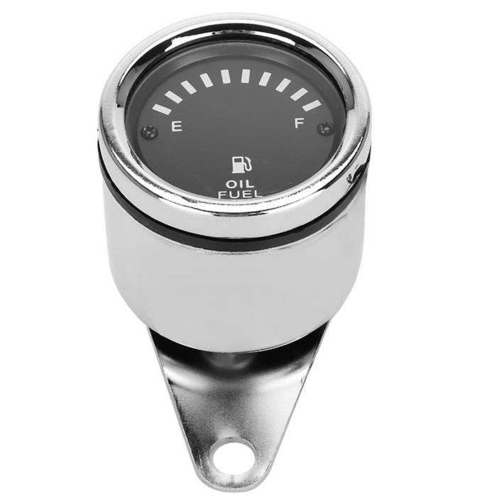Jauge De Niveau Carburant EBTOOLS 52mm - LED Rouge/Vert, Compatible 8-18V Pour Moto/Voiture