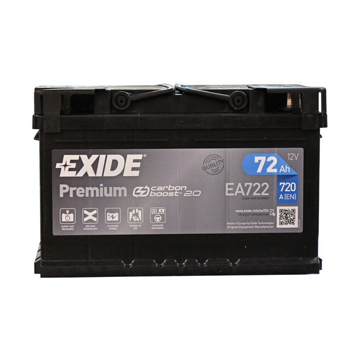 Exide EB602. Starterbatterie Exide 60Ah 12V