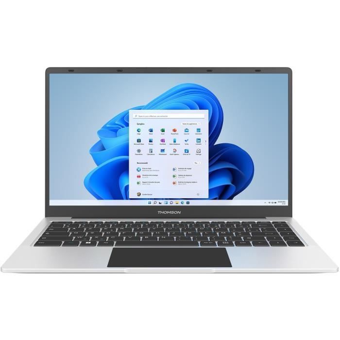 PC Portable Notebook – THOMSON NEO14 – 141 HD – Celeron N4020 – RAM 4Go – 128Go SSD – Windows 11S – Blanc – AZERTY + Office 1 an