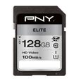 PNY Carte mémoire SD 128GB ELITE C10 U1-1