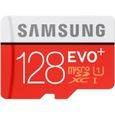 Carte mémoire Samsung Micro SD Evo PLUS Adapt SD 128Go-0