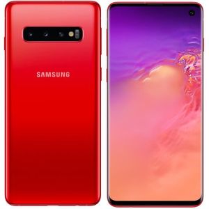 Vente Téléphone portable Samsung Galaxy S10 128 go Rouge - Double sim pas cher Vente Téléphone portable Samsung Galaxy S10 128 go Rouge - Double sim pas cher