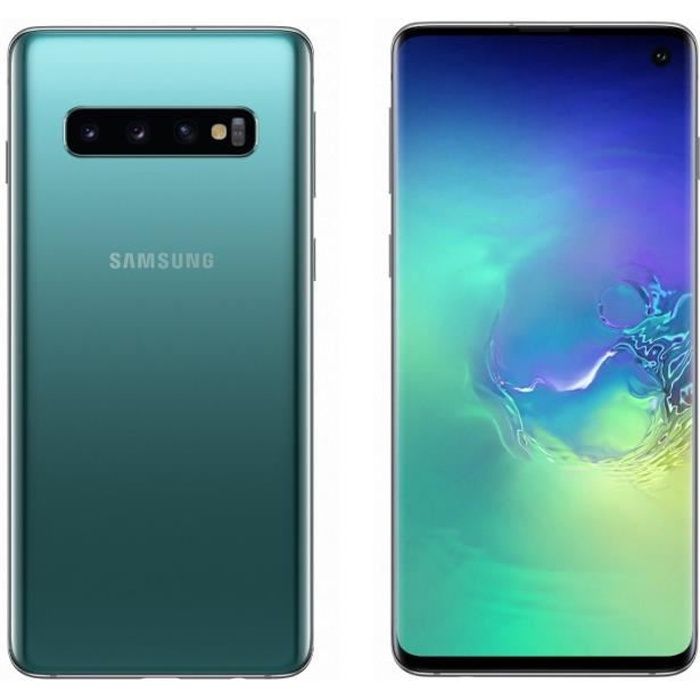 Vente Téléphone portable Samsung Galaxy S10 128 go Vert - Double sim pas cher Vente Téléphone portable Samsung Galaxy S10 128 go Vert - Double sim pas cher