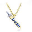 The Legend Of Zelda Triforce Collier Pendentif Chaîne Bijoux Bronze