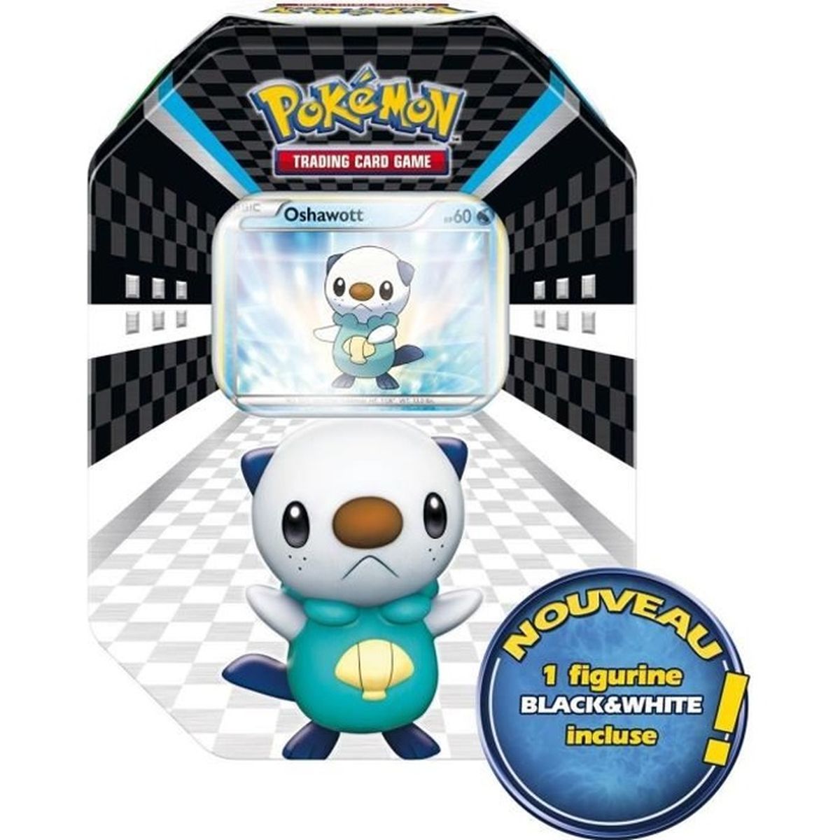Pokebox Moustillon Carte Francaise A Collectionner Pokemon Boite Metal Noir Et Blanc Cdiscount Jeux Jouets