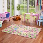 Tapis de jeu pour enfant - SNAPSTYLE - Girls Little village - 80x160 cm - Motifs village