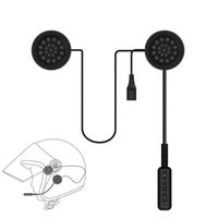 Couleur 1  Oreillette Bluetooth pour moto, appareil de communication 5.0 pour casque, kit Mains-Libres Sans F