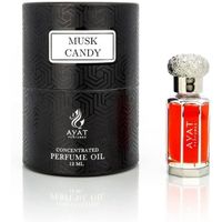 AYAT PERFUMES – Extrait de Parfum Musk Candy 12ml | Fabriqué à Dubai | Unisexe Sans Alcool | Huile Parfumée Arabian Longue Durée