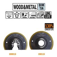87mm Lame segmentée Extra-Long-Life pour bois et métal OMM18-X1