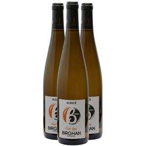 VIN BLANC Birghan Alsace Pinot Gris Élevé en Barrique 2020 - Vin Blanc d' Alsace (3x75cl) BIO