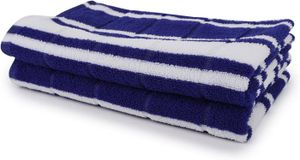 SERVIETTE DE PLAGE Microfiber Bold Check Stripe Serviette de Plage en Polyester Super Doux et Extra Absorbant/Séchage Rapide/Un Pack de 2-62 X.[Z2266]