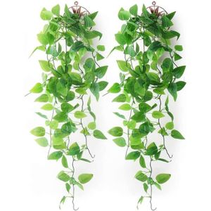 FLEUR ARTIFICIELLE Plante Artificielle - Lierre Grimpant - 2 Pièces -
