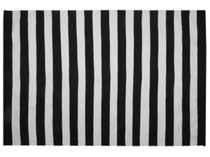 TAPIS Tapis d'extérieur noir et blanc 160 x 230 cm TAVAS