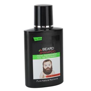MOUSSE À RASER - GEL Cikonielf Shampooing barbe homme 100 ml Shampooing de lavage de barbe pour hommes shampoing nettoyant en profondeur de moustache