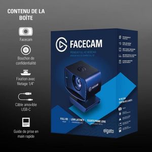 WEBCAM Elgato Facecam - Webcam 1080p60 en vraie Full HD p