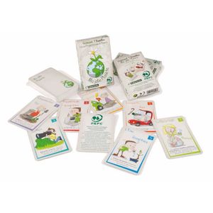 Jeu de cartes 7 familles les écolos gamme verte Enfants 4 ans . 