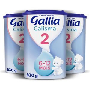 LAIT 2E ÂGE GALLIA Calisma 2 Lait en poudre pour bébé - 3 x 83
