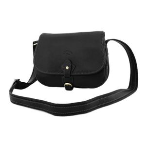 Besace Katana A4 /à bandouli/ère en Cuir de Vachette Vieilli K 21164