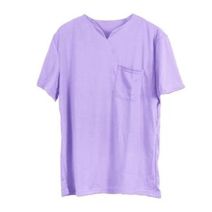 T-SHIRT MAILLOT DE SPORT T-shirt Fitness Homme - Rouge-violet - Manches cou