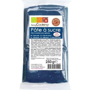 Pâte à Sucre Bleu Clair 100 g - Pâte à sucre de couleur bleue