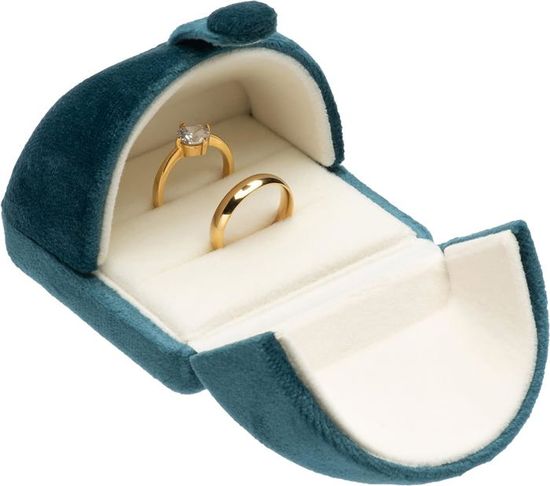 Boîte À Bijoux De Voyage Porte-Monnaie En Velours Pochette Pour Bagues Collier Pochette À Bijoux