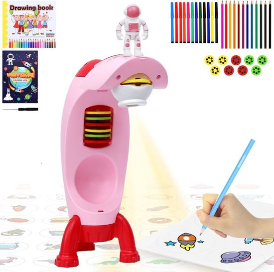 Robot Dessinateur Enfant - 100 Cartes, Interaction Vocale, Jouet éducatif Montessori Pour Enfants Dès 3 Ans