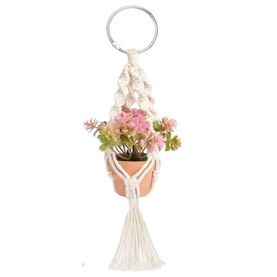 Wanmu Lot De 2 Pots De Fleurs En Macramé De Style Bohème