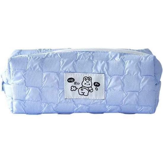 Étui à Crayons Transparent Kawaii Pour Fille,Boîte à Crayons à Grille D