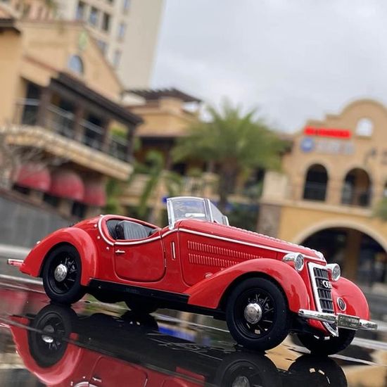 F)1:43 Modèle De Voiture Vintage En Alliage Moulé Sous Pression Modèle