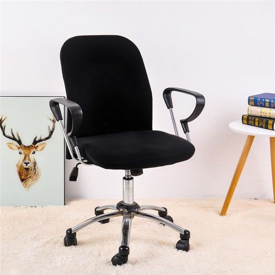 Housse de chaise de bureau Polyester élastique Couverture de siège pour