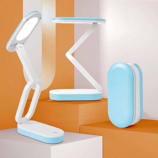Lampe De Bureau Pliable ZBOLE - LED Rechargeable USB, Tactile | Pour Table, Nuit, Décoration Maison