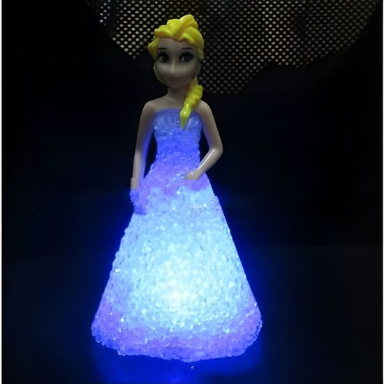 Veilleuse Projecteur Reine des Neiges Disney Lampe enfant  Lampe de LED change de couleur