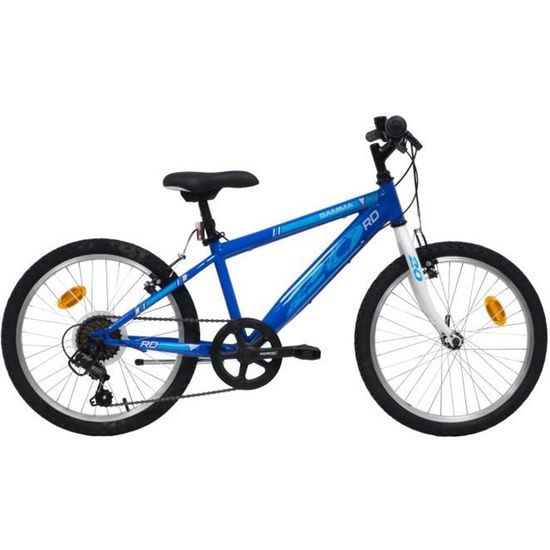 VTT Enfant 20 Pouces 7 Vitesses - Garçon/fille 120-150 Cm, Cadre Acier, Freins Avant/arrière