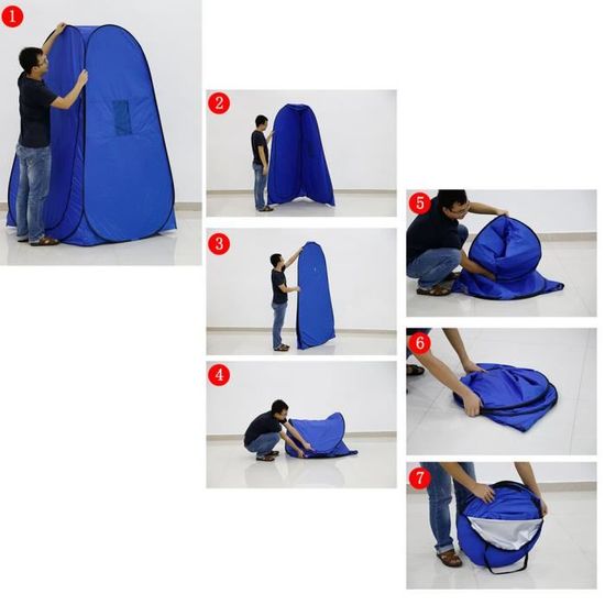 Cabine De Changement Portable | Tente D’intimité Pliable Pour Plage, Camping, Voyage | 182x76x68 Cm
