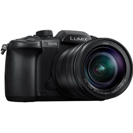 Panasonic Lumix G DC-GH5L Appareil photo numérique sans miroir 20.3 MP Quatre tiers 4K - 60 pi-s 5x zoom optique Leica objectif…