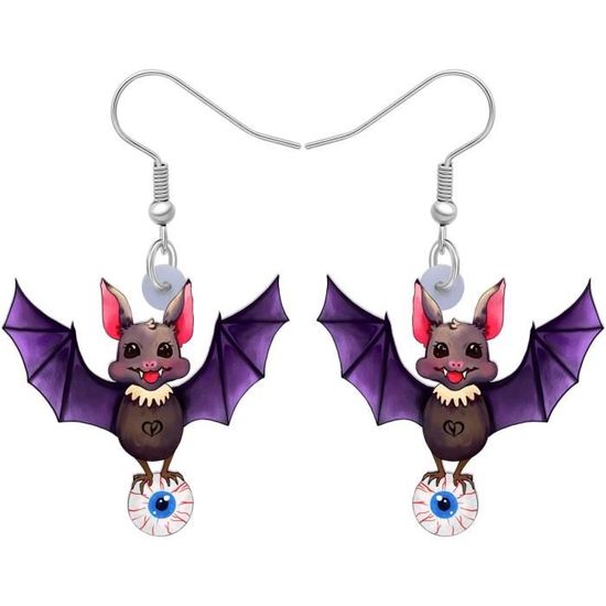 Lot De 4 Paires De Boucles D'oreilles Halloween - Araignées Rigolotes Et Effrayantes - Neuf Avec étiquettes