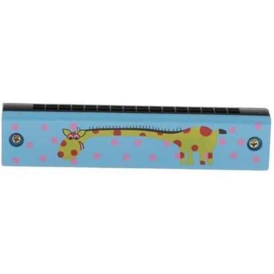 Harmonica pour enfant en jouet - Double rangée - 16 trous - Premier instrument pour débutants, pour l'éducation, les cadeaux d'anniversaire d'enfants