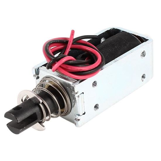 Électro-aimant Solénoïde AC 220V 0.22A - Cadre Ouvert 10mm, Force 800g, Marque Uxcell