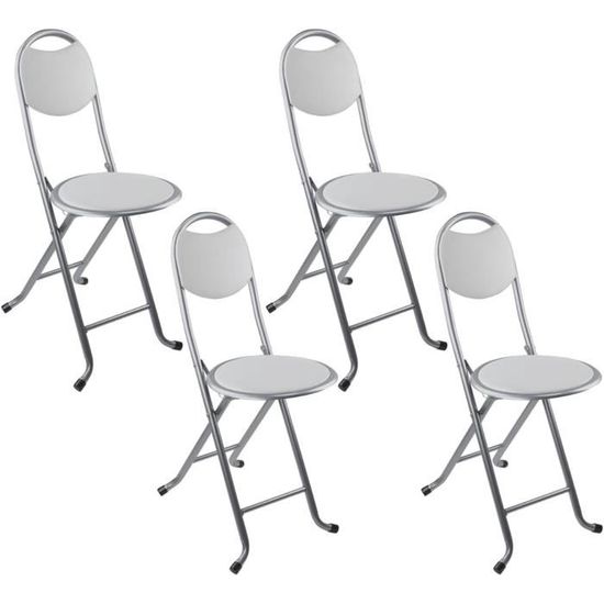 2 Chaises De Plage Pliables - Dossier 5 Positions, Léger, Poids Max 136 Kg