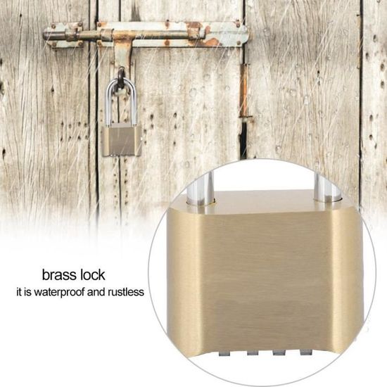EBTOOLS Verrouillage par mot de passe Cadenas à Combinaison à 4