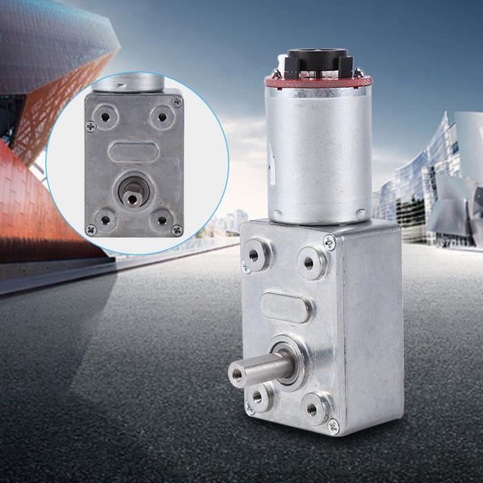 Srong Moteur réducteur à couple élevé DC 12V avec codeur autobloquant (100 tr / min)-TAM