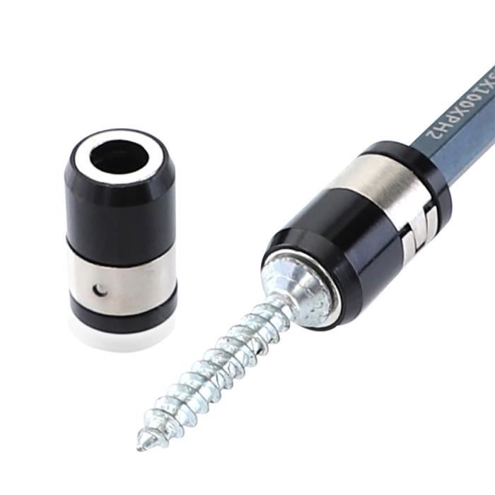 Embout de tournevis en acier magnétique à anneau magnétique amovible universel de 21 mm CABLE - FIL - GAINE b581