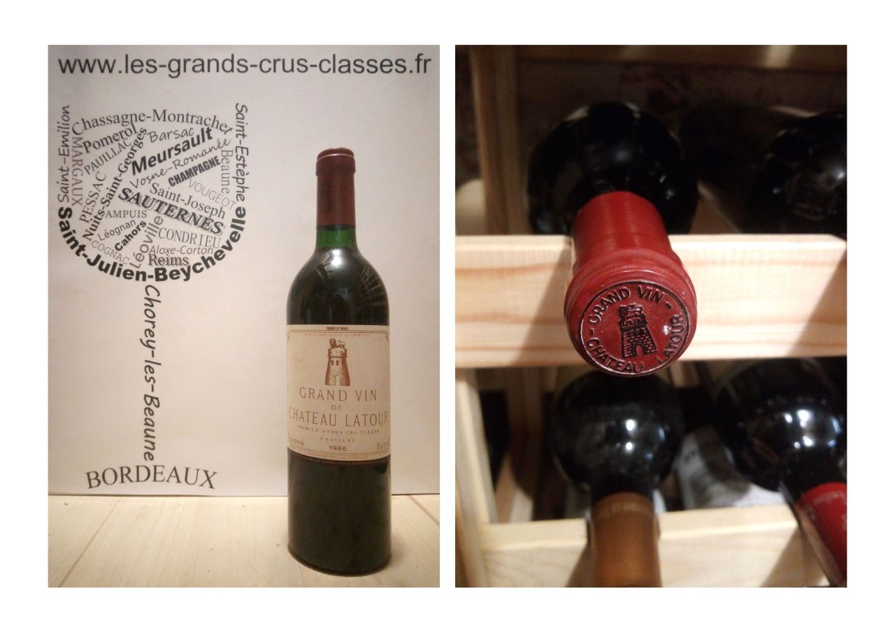 Château Latour 1986 - 1er Grand Cru Classé - Pauillac - 1 x 75 cl - rouge